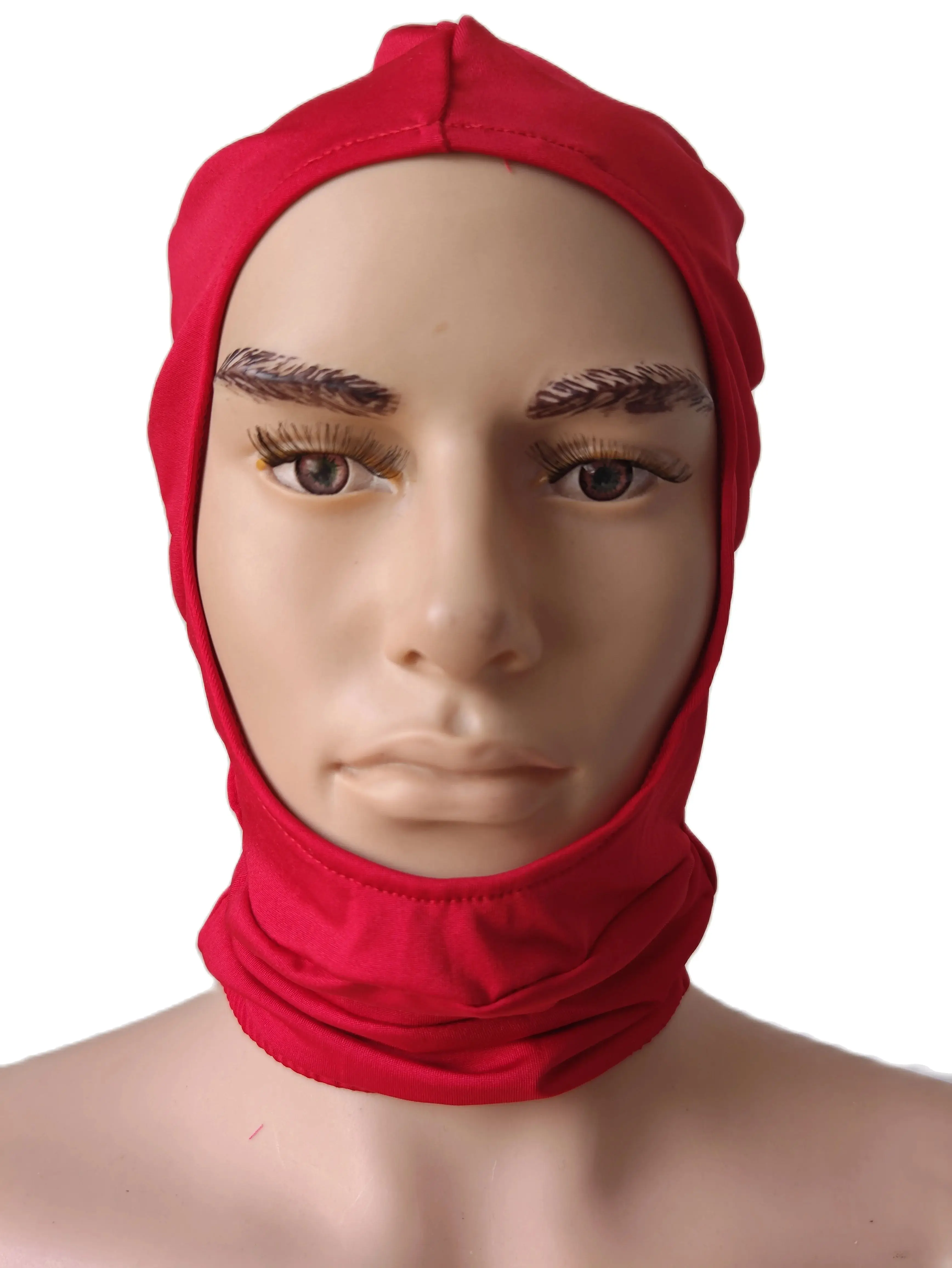 Maschera di Halloween costumi Cosplay viso aperto cappuccio in spandex costumi Zentai unisex accessori per feste