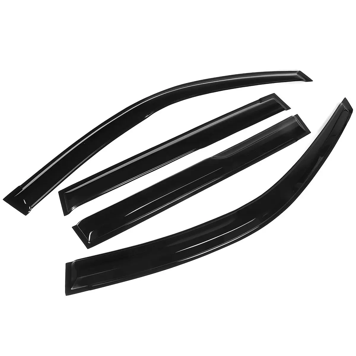 New Car Window Visors Sun Rain Guard Vent Deflectors Wind Deflectors For Toyota For Landcruiser For Prado 120 Series 2003-2009