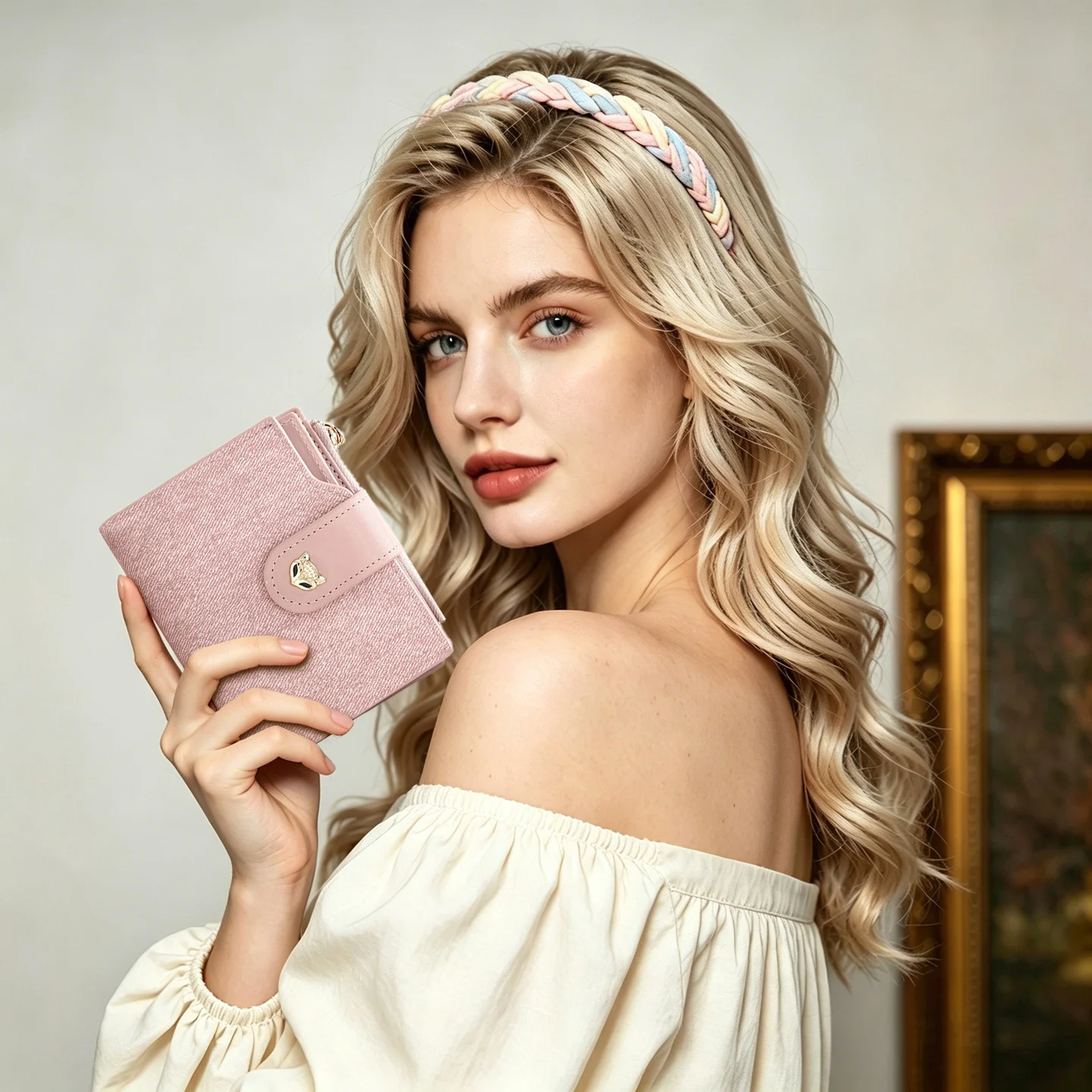 FOXER Soft PU Leather Coin Wallet Women's Short Wallet Fashion Female Card Holder Zipper Money Bag Purse Best Festival Gift