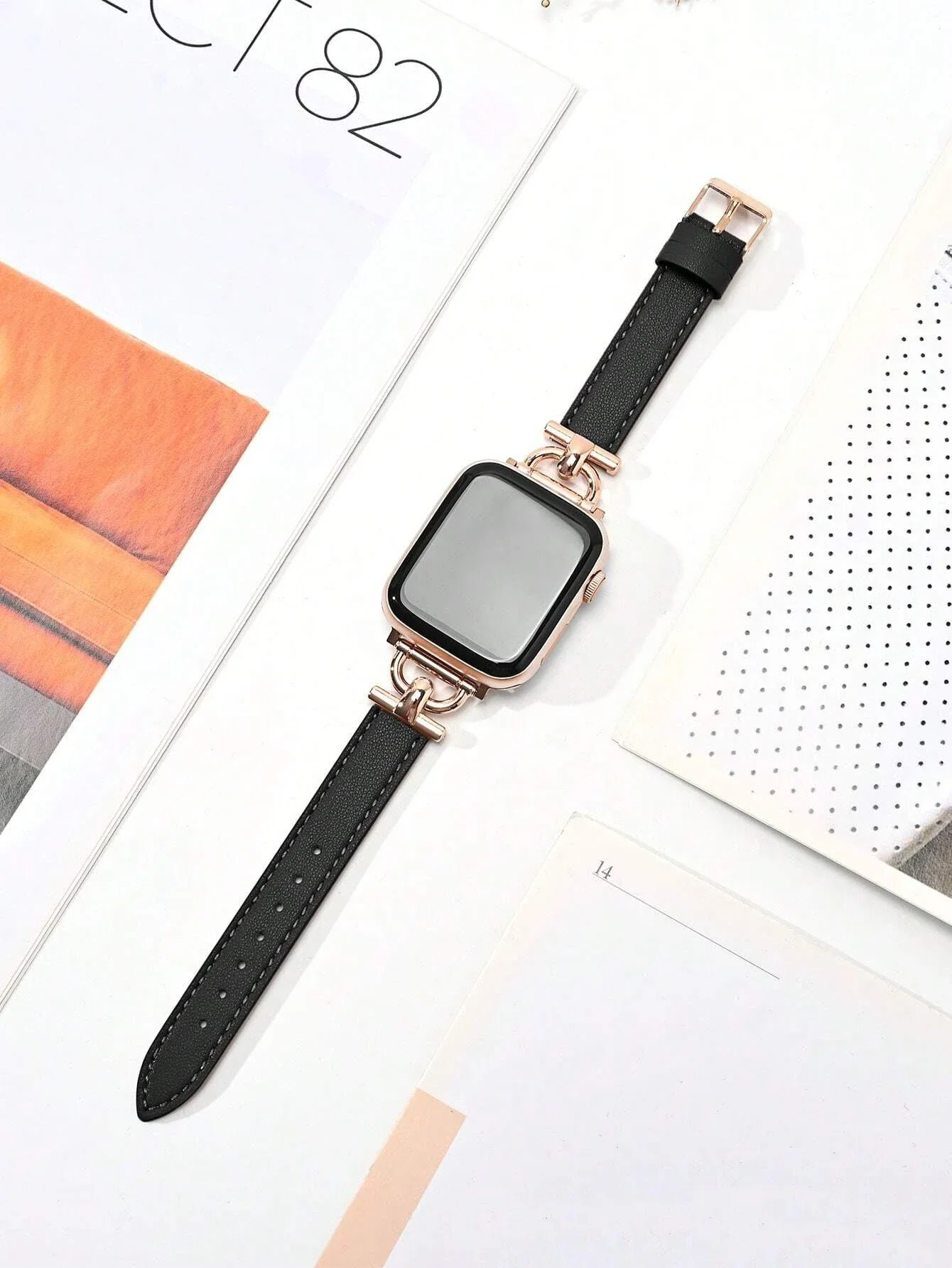 Eccellente popolare passante in pelle metallica per cinturino Apple Watch da donna 10/9/8/7/6/5/4/3 38mm 40mm 41mm 42mm 44mm 45mm 46mm 49mm cinturino