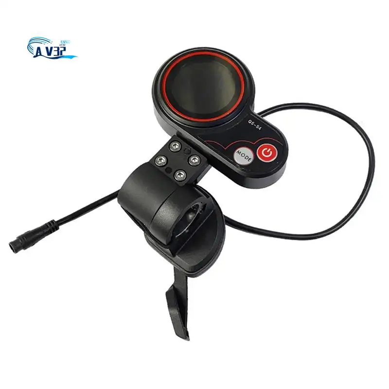 

AV32-QS-S4 48V-60V Thumb Throttle LCD Display Kit For Zero 8 9 10 8X 10X Electric Scooter 6PIN Display Replacement Accessories