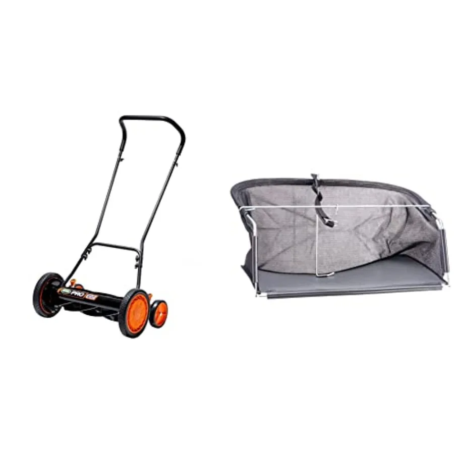 

18-дюймовая ручная газонокосилка с 7 лезвиями и газонокосилка-катушка American Lawn Mower Company GC91820 18/20 дюймов