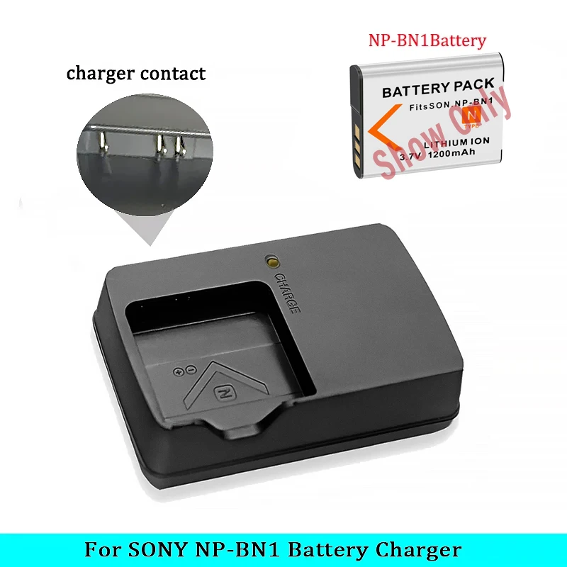 BC-CSN BCCSN Battery Charger for Sony NP-BN1 NPBN1 TX5 WX9 TX7 TX7C W310 W320 W350 W390 W570 W380 WX100 Camera BC CSN