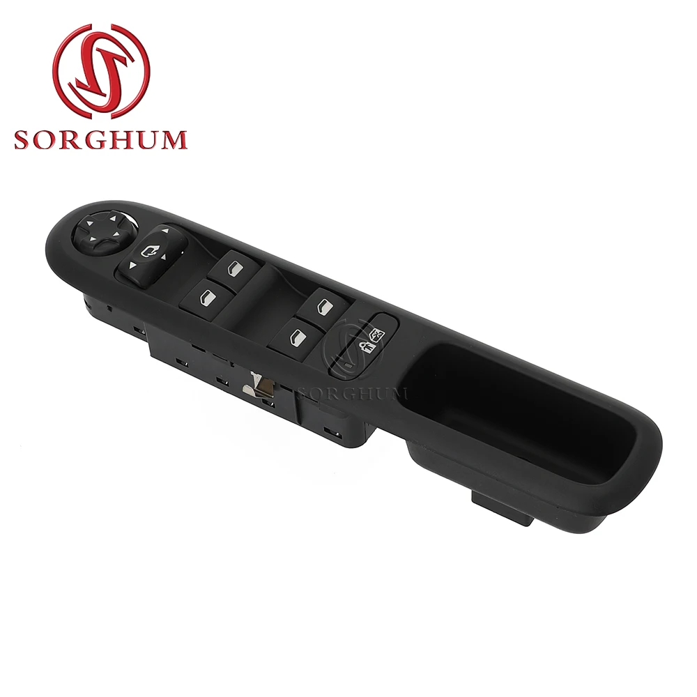 SORGHUM 96650621ZD Electric Fold Master Power Window Switch For Peugeot 3008 5008 Hatchback Wagon Left Front Door Lifter Switch