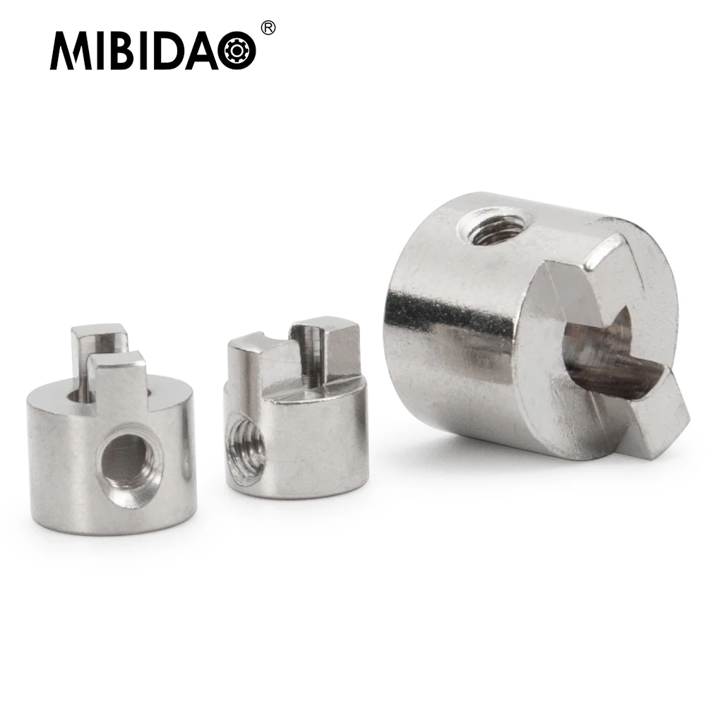 MIBIDAO 5Pcs 3/4/5mm Stainless Steel Drive Dog Shaft Crutch Connector Paddle Fork for RC Electric Boat Model Accessories