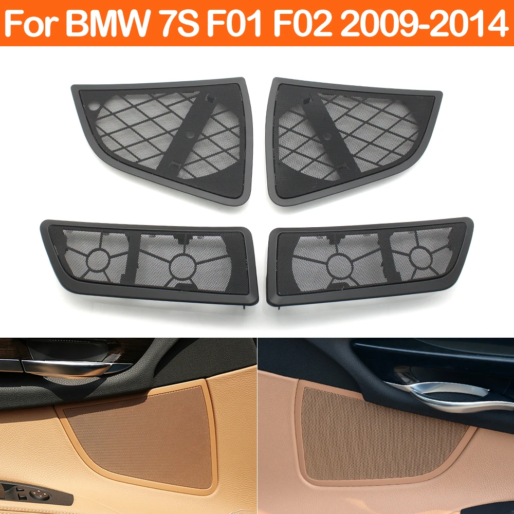 

Car Interior Front Rear Door Loudspeaker Cover Audio Horn Sound Speaker Panel Trim For BMW 7 Seies F01 F02 2009-2014 51419169093