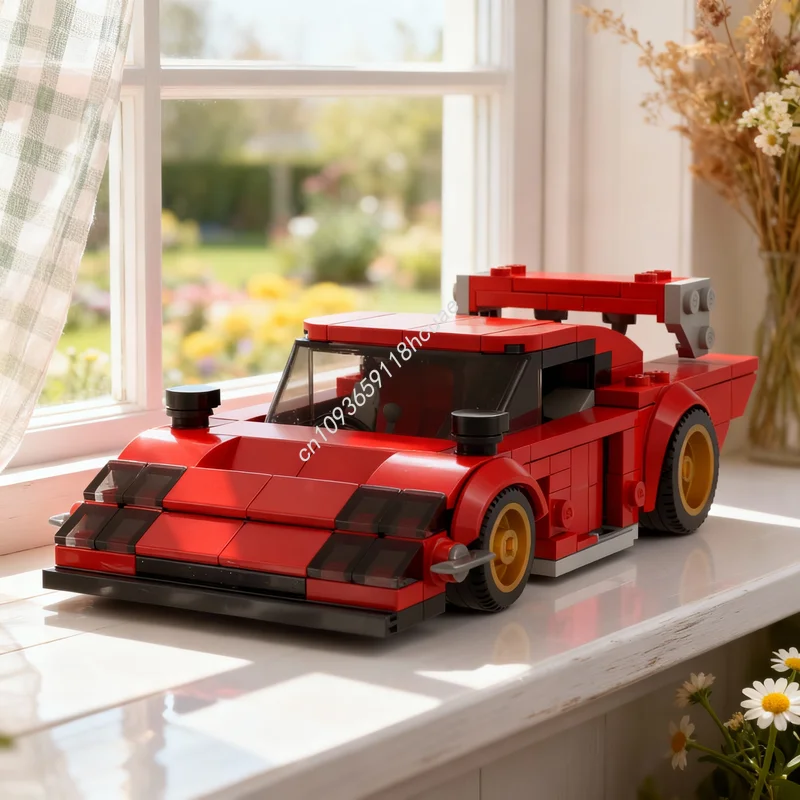 303pcs MOC Bob Akin Porscheed Cars Model Building Blocks Architecture DIY Christmas Gifts Toy Creative Idea Education Kids