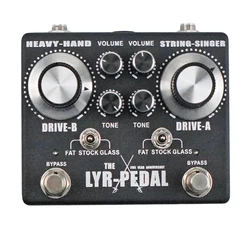 LY-ROCK Guitar Pedal For King Tone Guitar The Duellist Overdrive Distortion Effector Pedal, True bypass