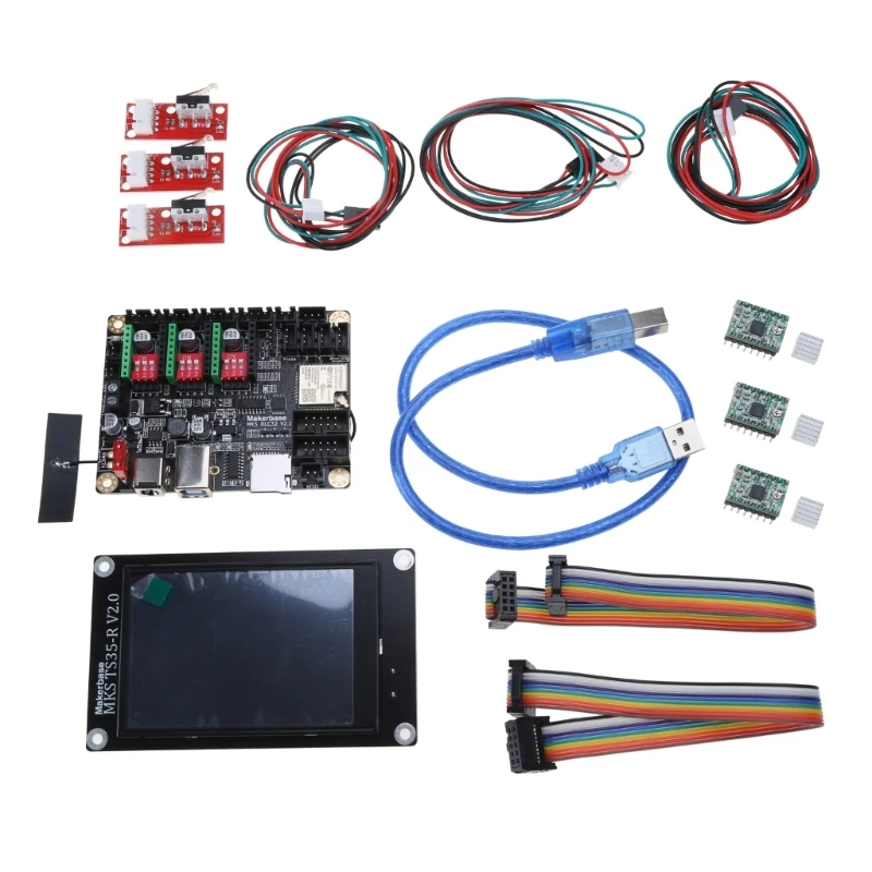 

DLC32 TS35-R Desktop Engraving Machine Control Board GRBL Offline Controller 32bits Wifi ESP32-Wroom-32U