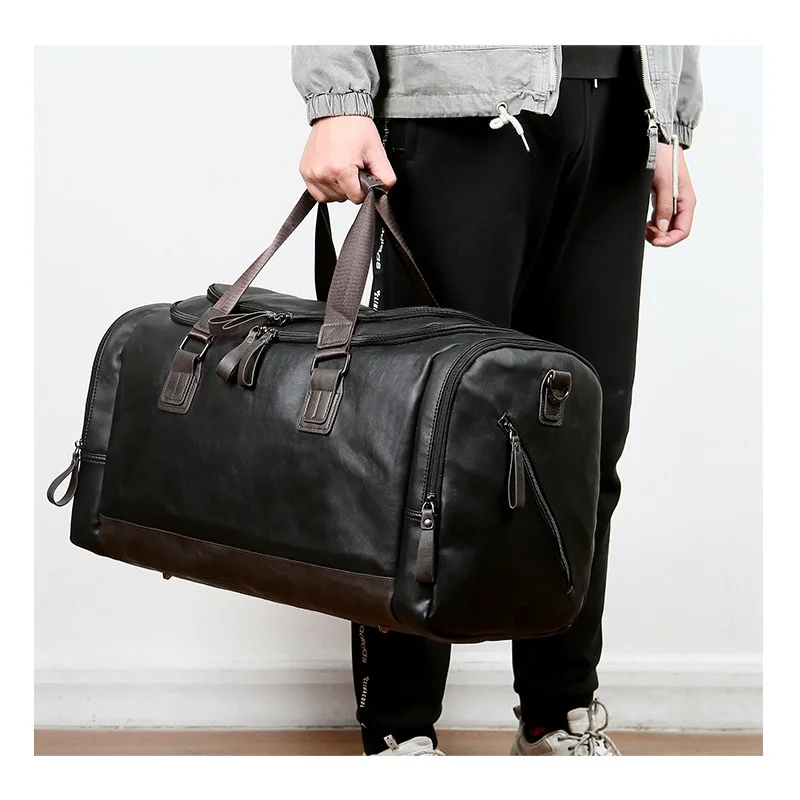 

Men's Large Capacity Crossbody Travel Bag Portable Business Short Distance Bag for Casual Fashion