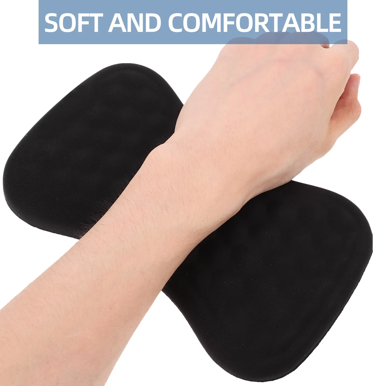 Ergonomic Keyboard Wrist Rest Pad Cotton Top Non-Slip Bottom for Long Hours Typing Gaming Office Use Wrist Support for Computer