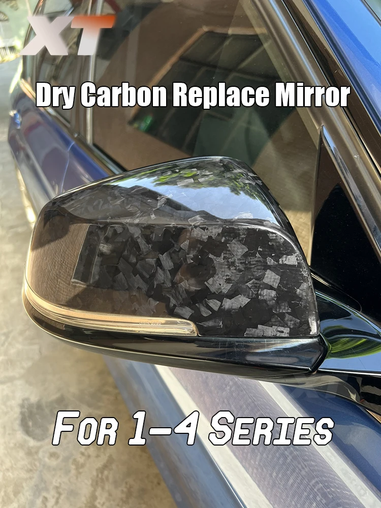 

Dry Carbon Mirror Cover For BMW 2012-19 The 1-4 Series F20 F22 F23 F30 F34 F32 F33 F36 F87 M2 Rearview Cap Replacement Forged