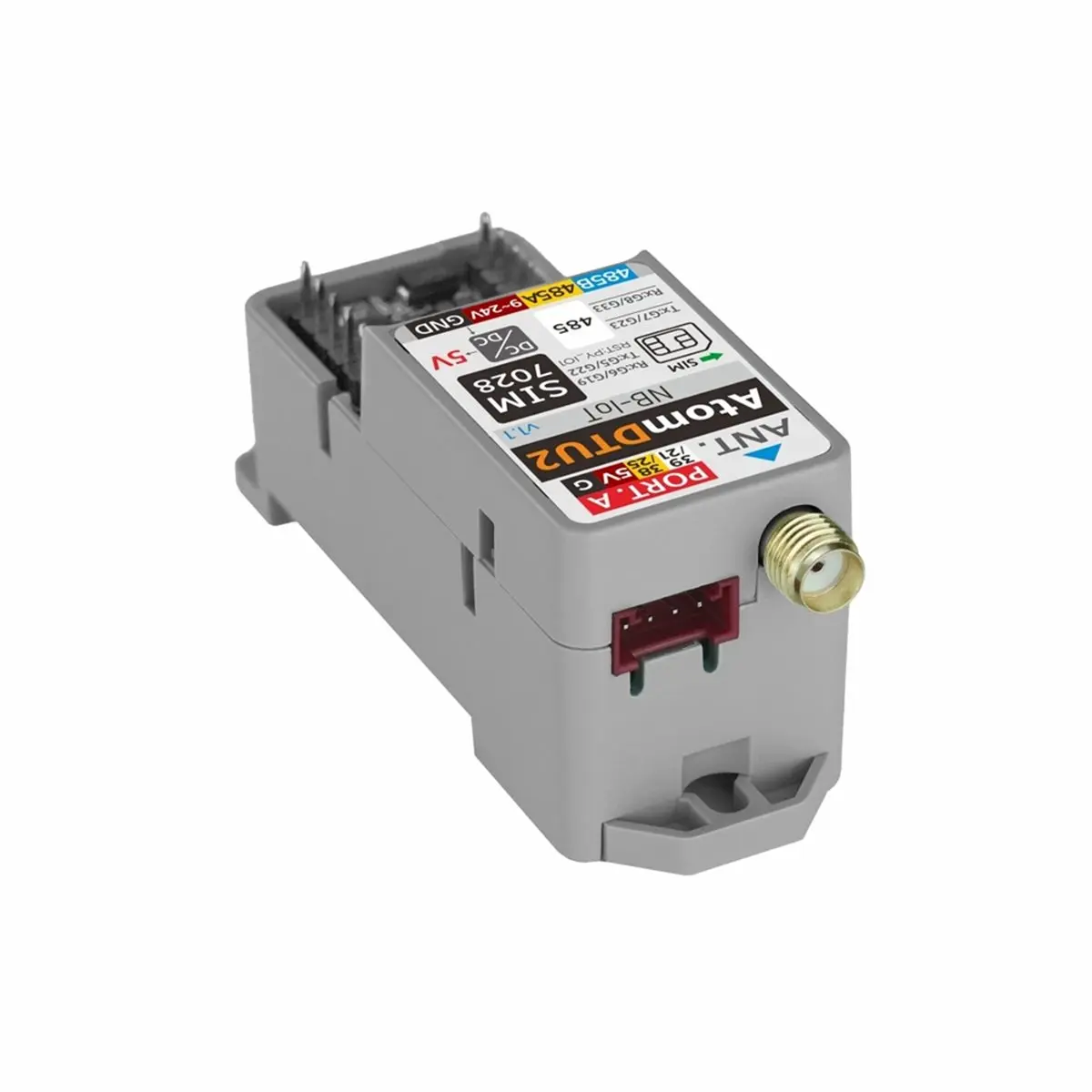 Atom DTU -LoT2 Global Version V1.1(SIM7028) Global Cat- Band -IoT Wireless Transmission Unit