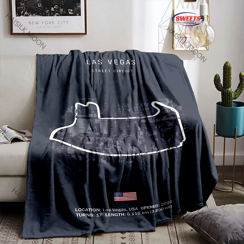 2025 F1 الفورمولا 1 بطانية رياضة السيارات تحت عنوان المسار! غرفة نوم غرفة معيشة أريكة أربعة مواسم شال بطانية سباق عاشق هدية عظيمة