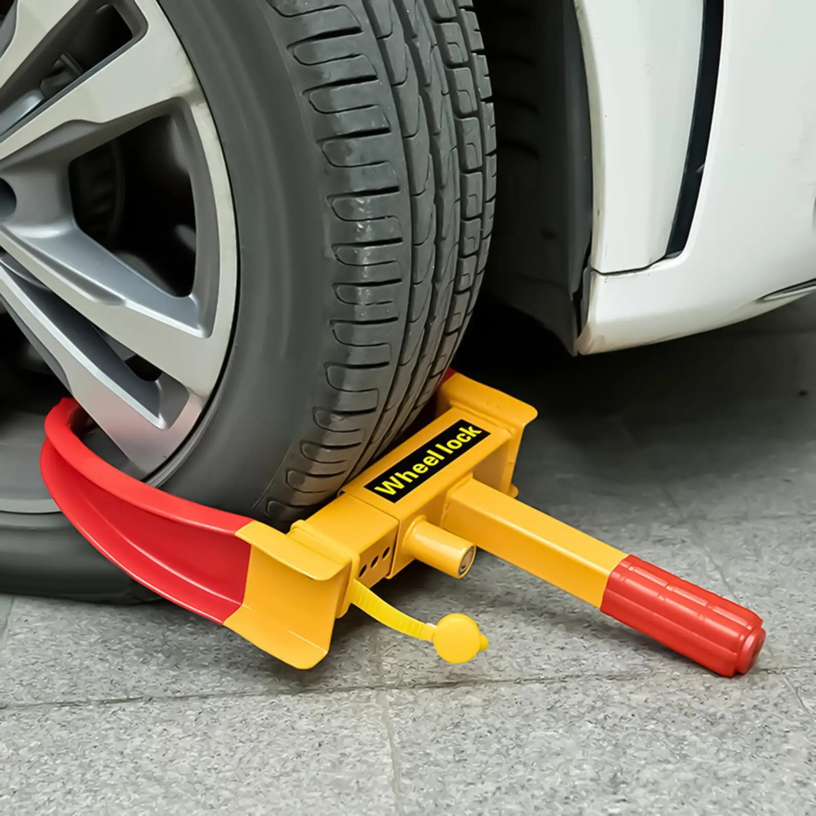 Car Tire Lock Anti-Theft Automotive Security Device Tire Security Wheel Lock For Golf Carts Sedans SUVs Motorcycles Road Trips