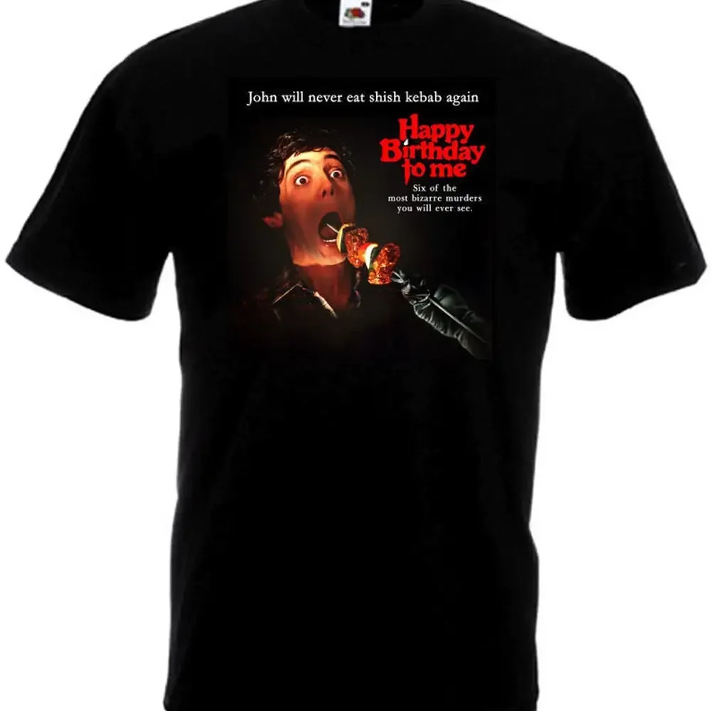 Happy Birthday To Me 'John Will Never Eat Shish Kebob Again' Horror 1981 Shirt