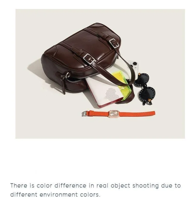 CHARHP&KEJNT Borsa a mano coreana nera autunno/inverno, borsa a tracolla monospalla versatile_voghion.com