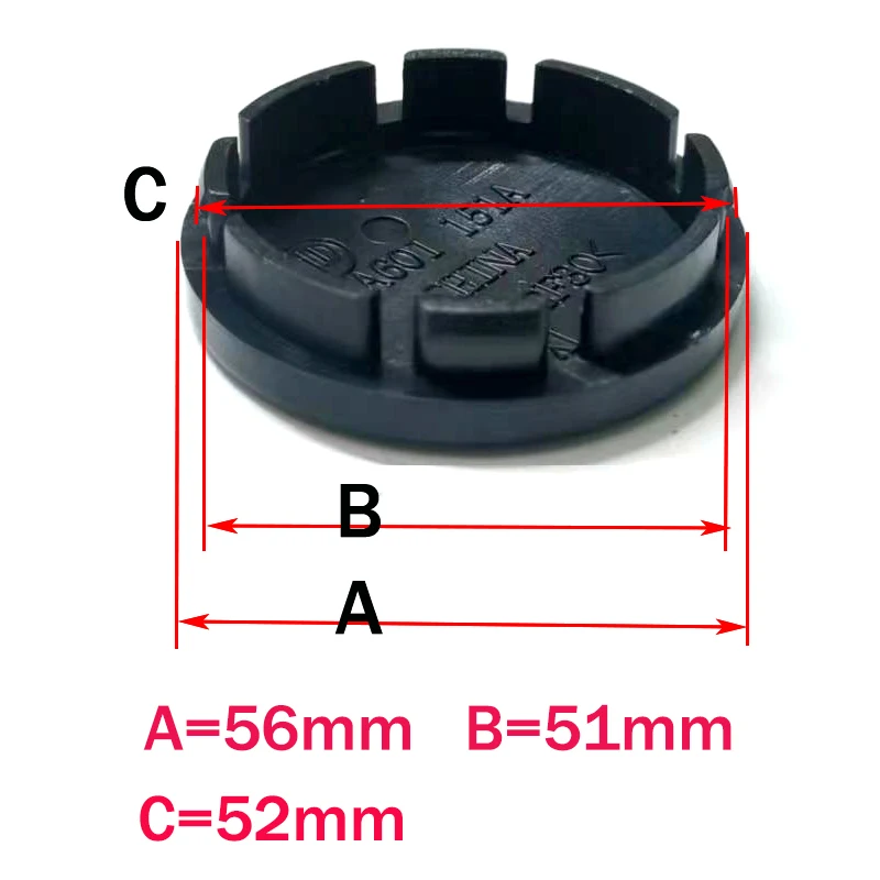 4Pcs/Set Blank Wheel Center Cap 70mm 68mm 68mm 64mm 65mm 56mm 60mm No Logo Tire Cover External Car Styling Accessories Pparts