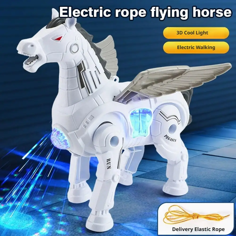 

Smart Interactive Robotic Dog Simulated Walking Light Sound Music Intelligent Mechanical Dog Children's Toys For Boys A3E8