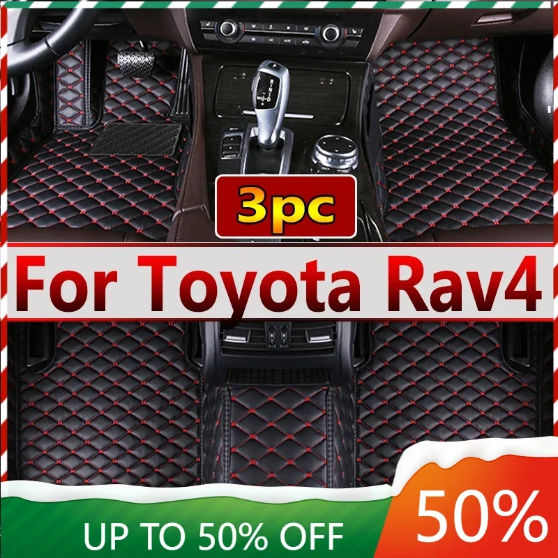 

Car Floor Mats For Toyota Rav4 2020 2019 (XA50 50) Auto Interior Accessories Waterproof Protector Covers Leather Carpets Rav 4