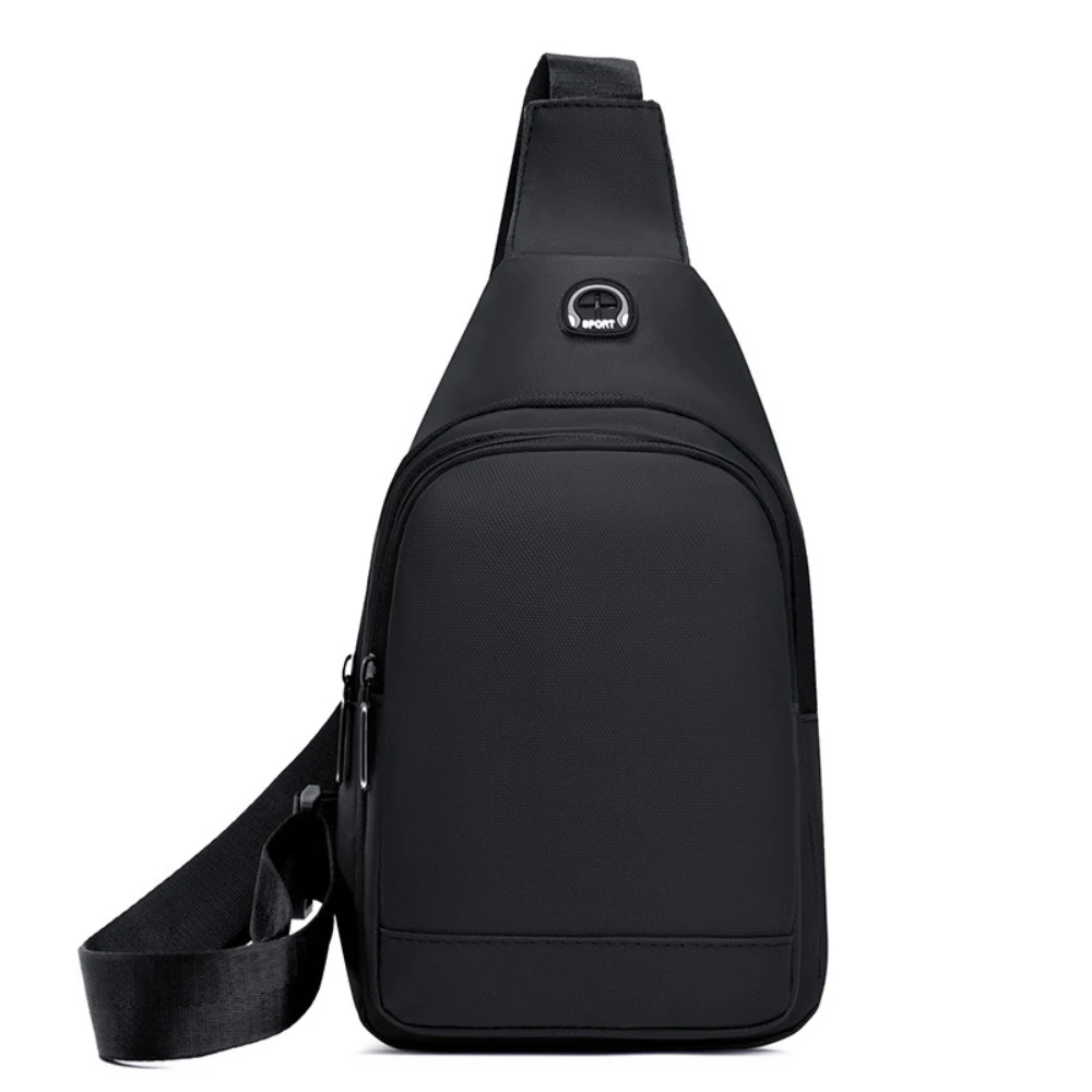 

Men's Chest Pack Crossbody Bag Luxury Design Durable PU Leather Handbag Chest Bag Vintage Leisure Men's Handbag Shoulder Bag