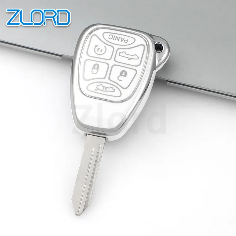 Coque de clé de voiture à distance pour Dodge pyramDurango, 6 boutons, Jeep Grand TraffFor, fusible 300, accessoires Aspen