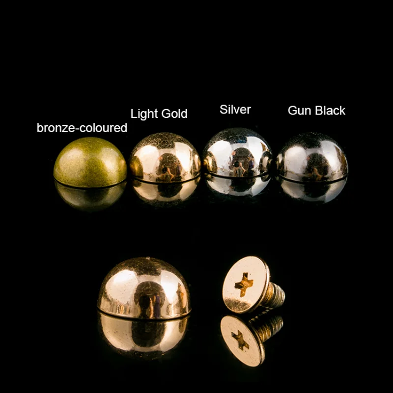 2~5 Pcs Mushroom Dome Bolt Mushroom Head Rivet Screw for Leather Craft Clothes Shoes Sewing Accessories 8mm~20mm