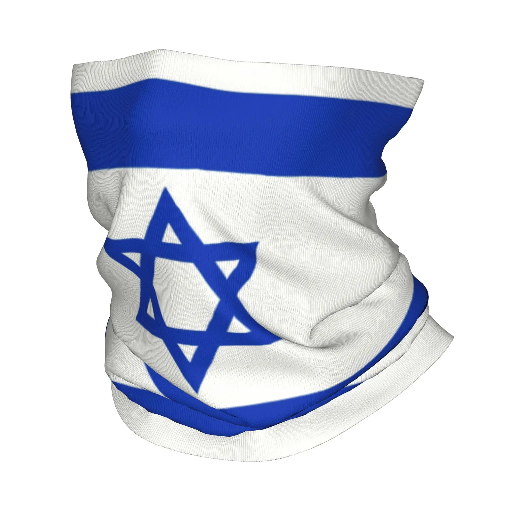 Custom Israel Flag Bandana Neck Gaiter for Hiking Running Women Men Wrap Scarf  Headband Warmer