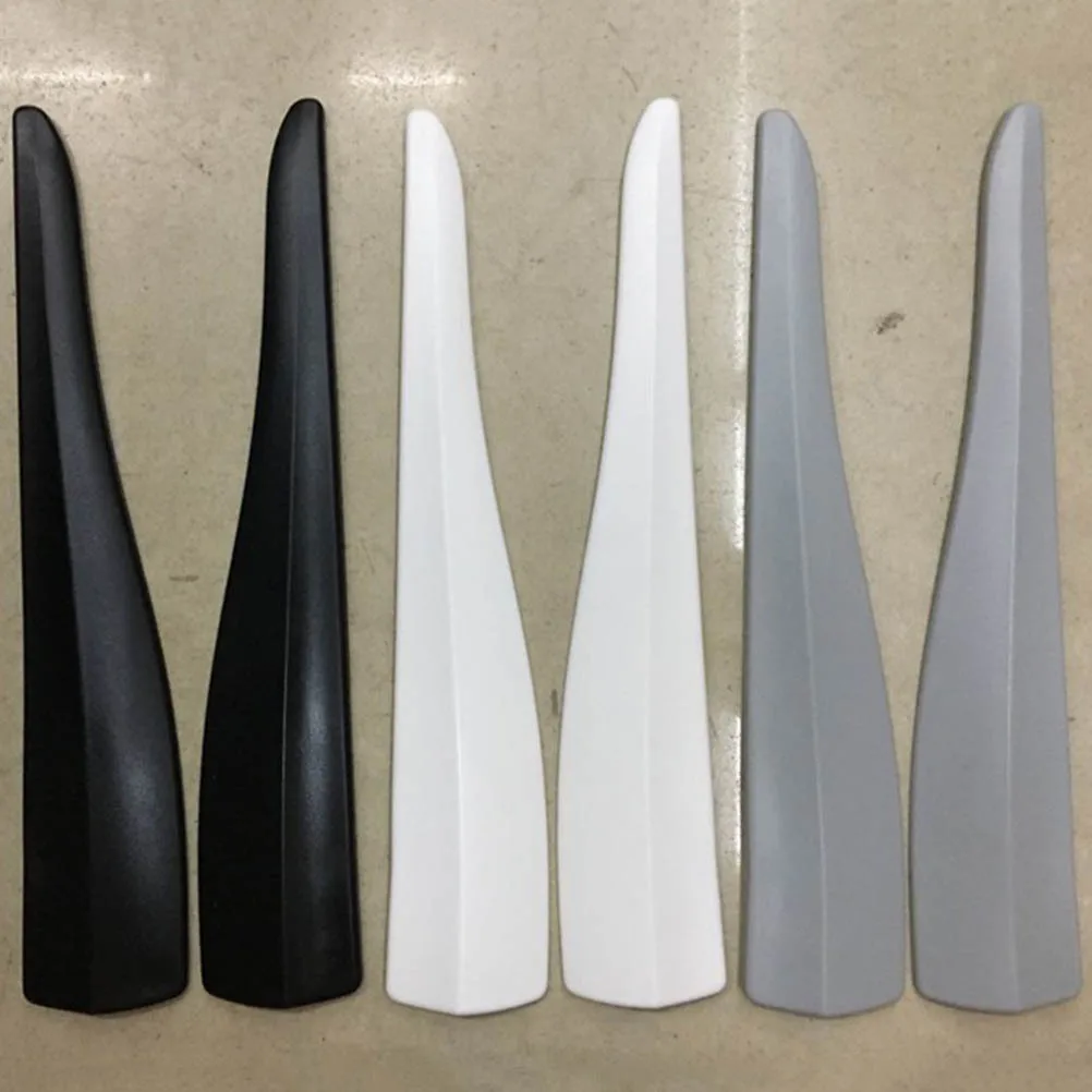 

2Pcs Car Bumper Guard Anti-Scratch Protector Strips Durable PVC Easy Stick Corner Car Lip Splitter Bumper Guard