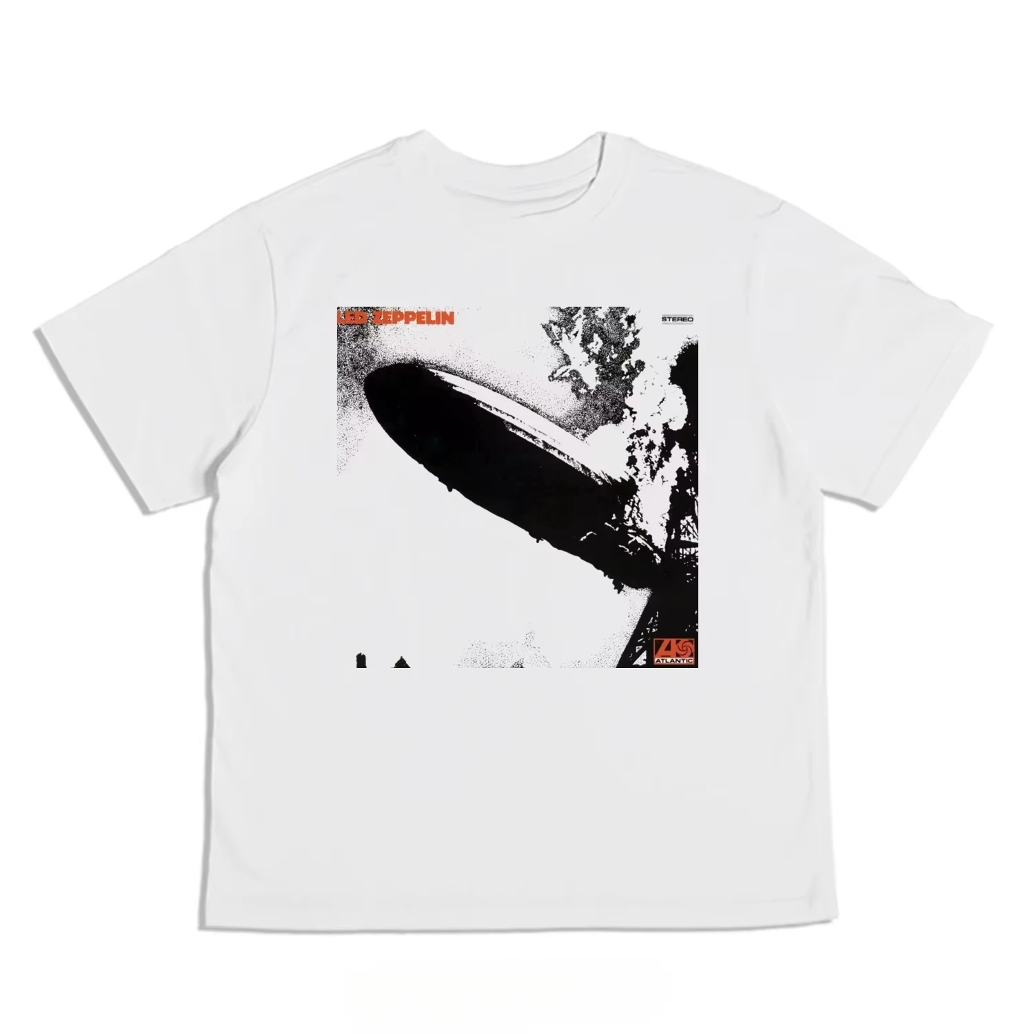 2026 Led Zeppelin Swan Song Icarus Four Symbols White Band Graphic T-Shirt Cotton Men Women Streetwear Te