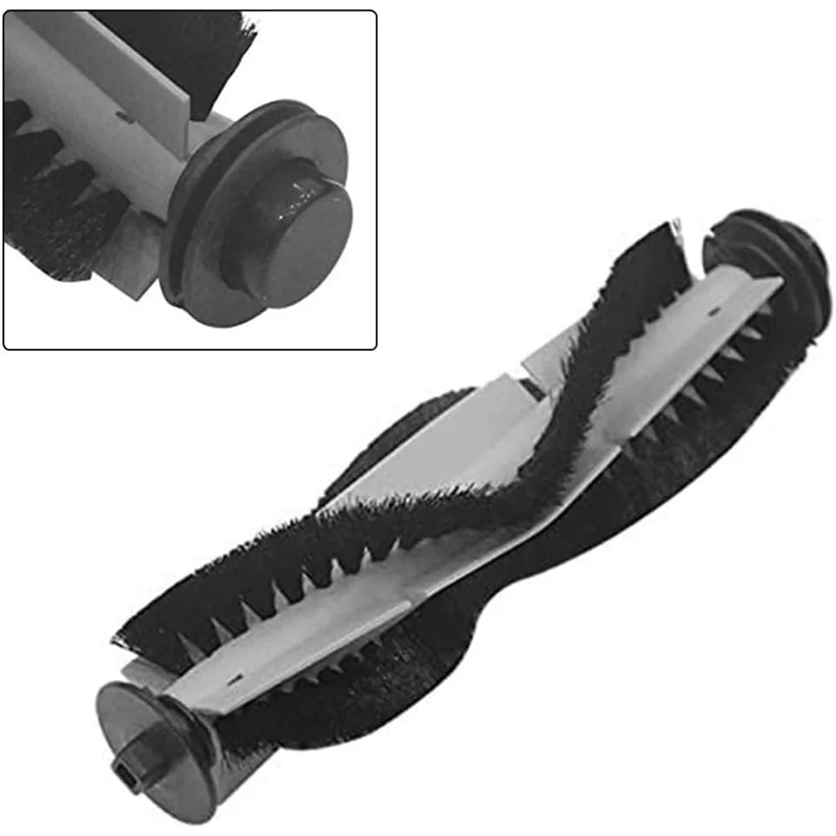 Main Brush Fit for Bagotte BG600 BG700 BG800 Goovi D380 D382 F007C Robotic Vacuum Cleaner Roller Brush Accessories