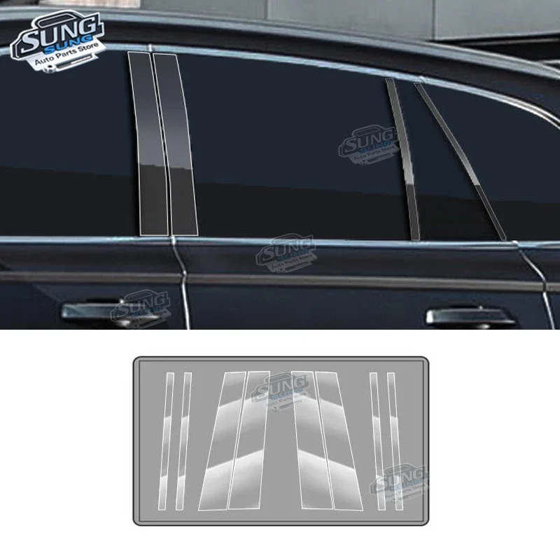 

Для GEELY Monjaro Manjaro Xingyue L KX11 ТПУ AB BC оконная стойка прозрачная защитная пленка автомобильная наклейка украшения аксессуары