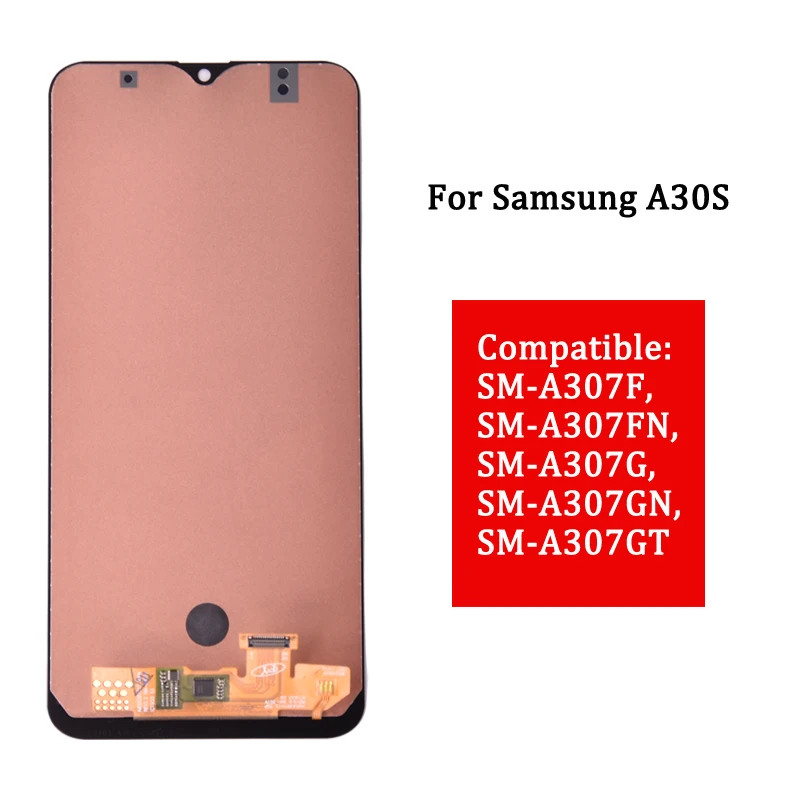 6.4'' Display For Samsung A30S A307 LCD Display with Touch Screen Digitizer Assembly A307F A307FN A307G A307GN LCD