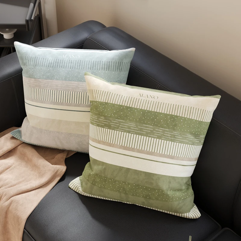 Simple Modern Square Pillow Core Included Sofa Pillow Bedroom Homestay Decor Backrest Cushion Office Chair Back Support