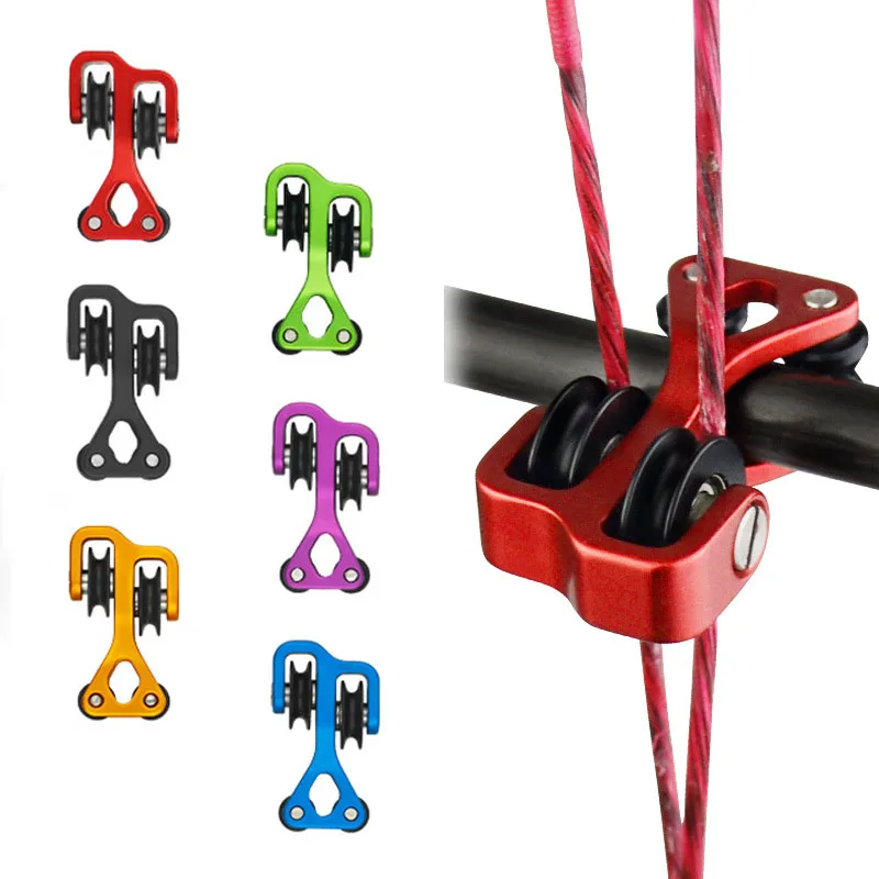

Archery Cable Slide Compound Bow Bowstring Splitter Protector Roller Glide Compound Bow Bow Arrow Shooting Hunting Accessories