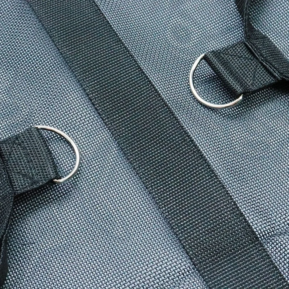 1pc 24x16inch Black Adjustable Pet Weighing Net Breathable Mesh For Small Animals Livestock Goat Lamb Scale Bag