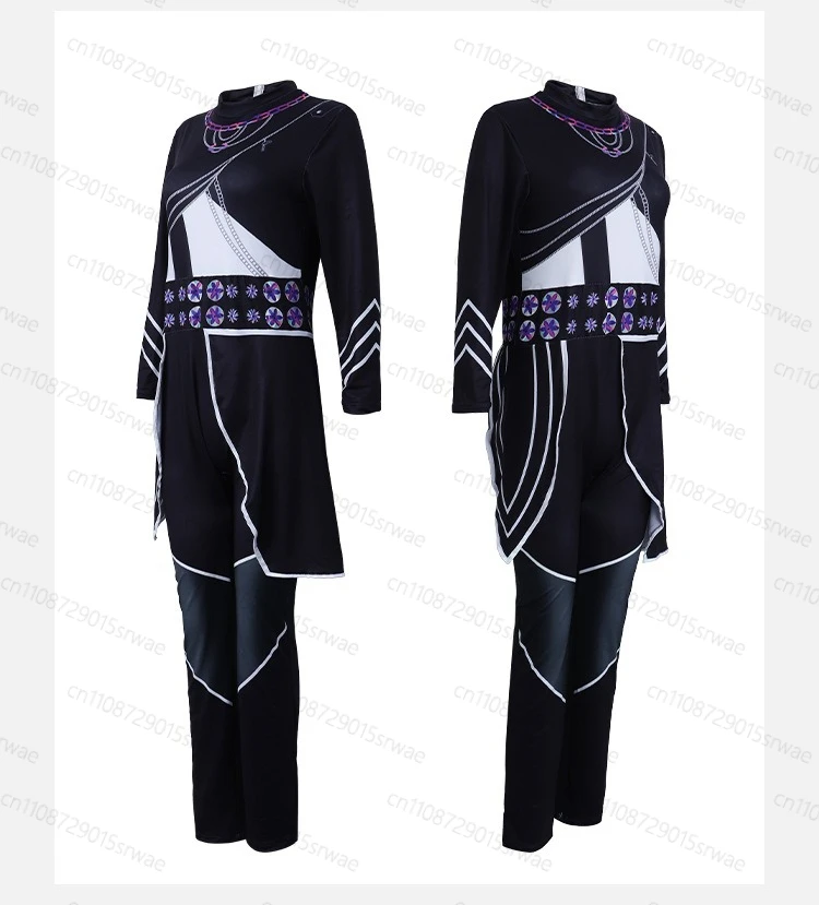 ชุดคอสเพลย์เด็ก 2025 นิวคิดส์ เดมอนส์ ฮันเตอร์ส รูมิ ชุดแฟนซีฮาโลวีน ชุดคาร์นิวัล ชุดจั๊มสูทผ้าไหมนม ชุดคอสเพลย์