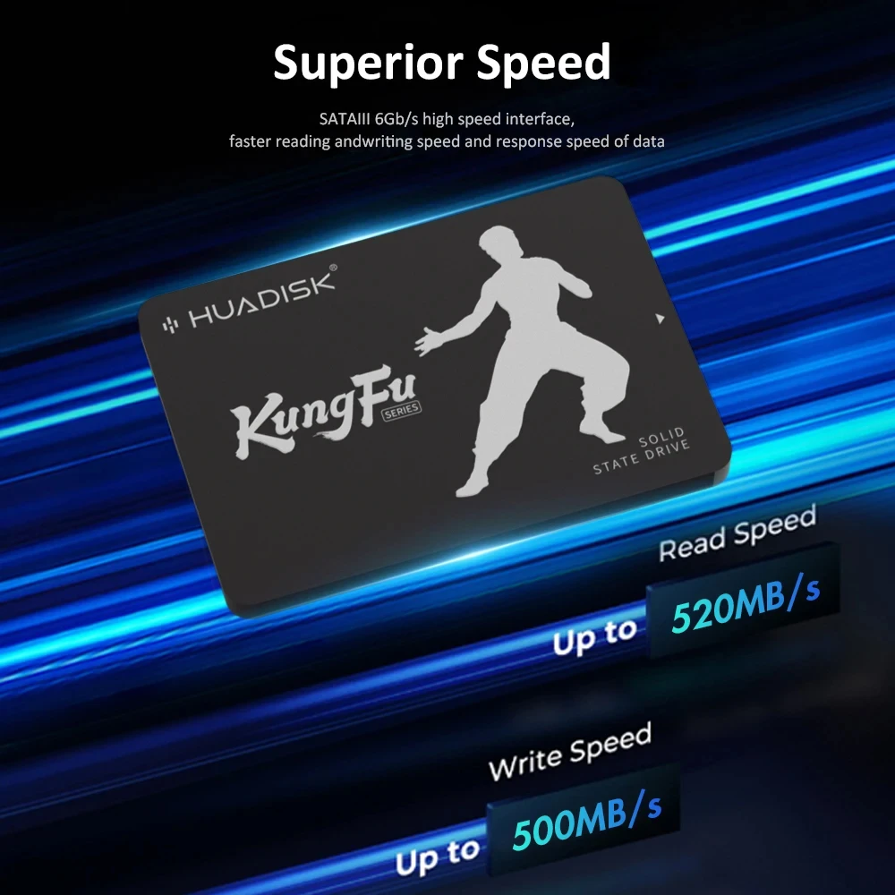 محركات الأقراص الصلبة الداخلية HUADISK SSD 2.5 SATA 128GB 256GB 512GB 1TB 2TB 4TB SATA3 2.5 قرص صلب داخلي لسطح المكتب المحمول