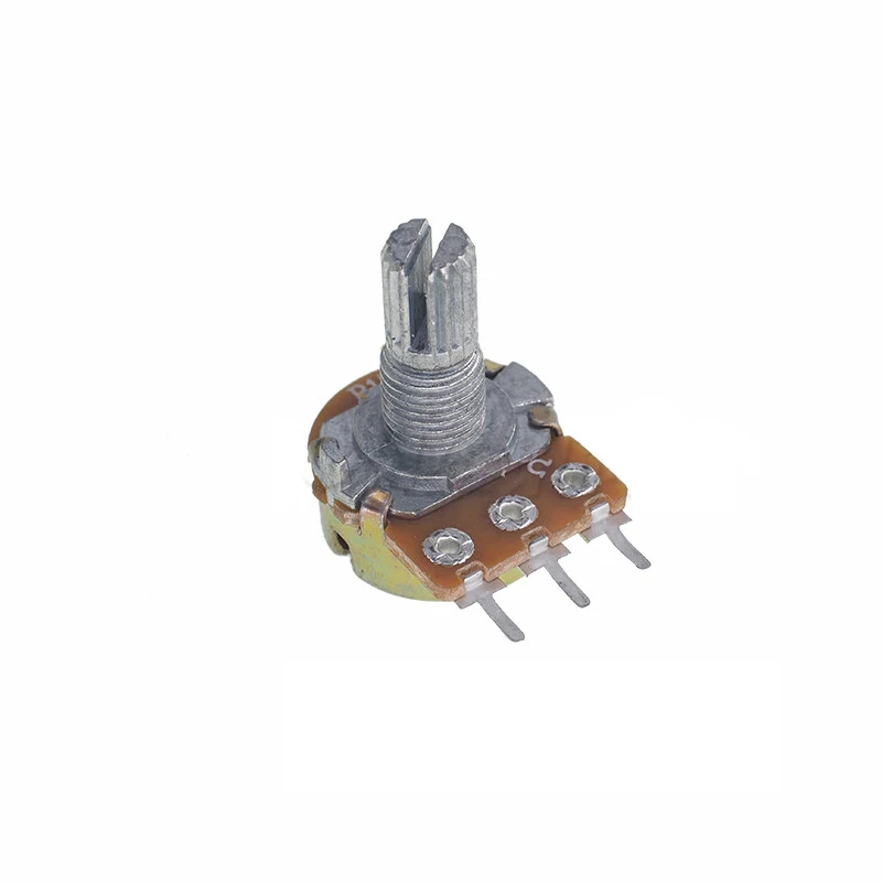 5PCS WH148 Potentiometer 3Pin 6pin B1K B2K B5K B10K B20K B50K B100K B250K B500K B1M Shaft Amplifier Dual Stereo molewei 20/15mm