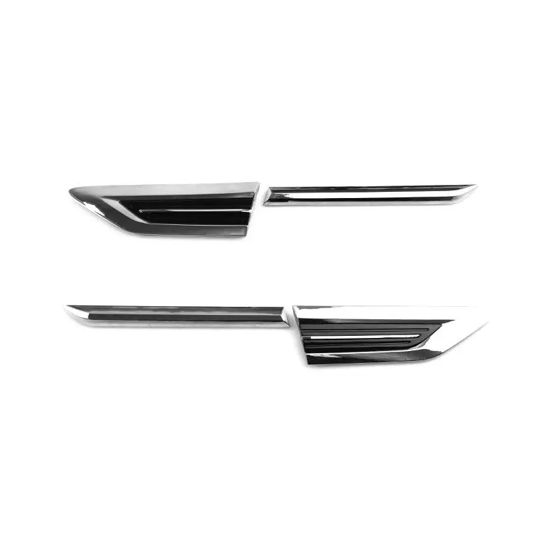 For VW Tiguan MK2 2017 2018 Exterior Side Wing Emblem Badge Sticker Trim Car Accessories ABS Chrome Modification