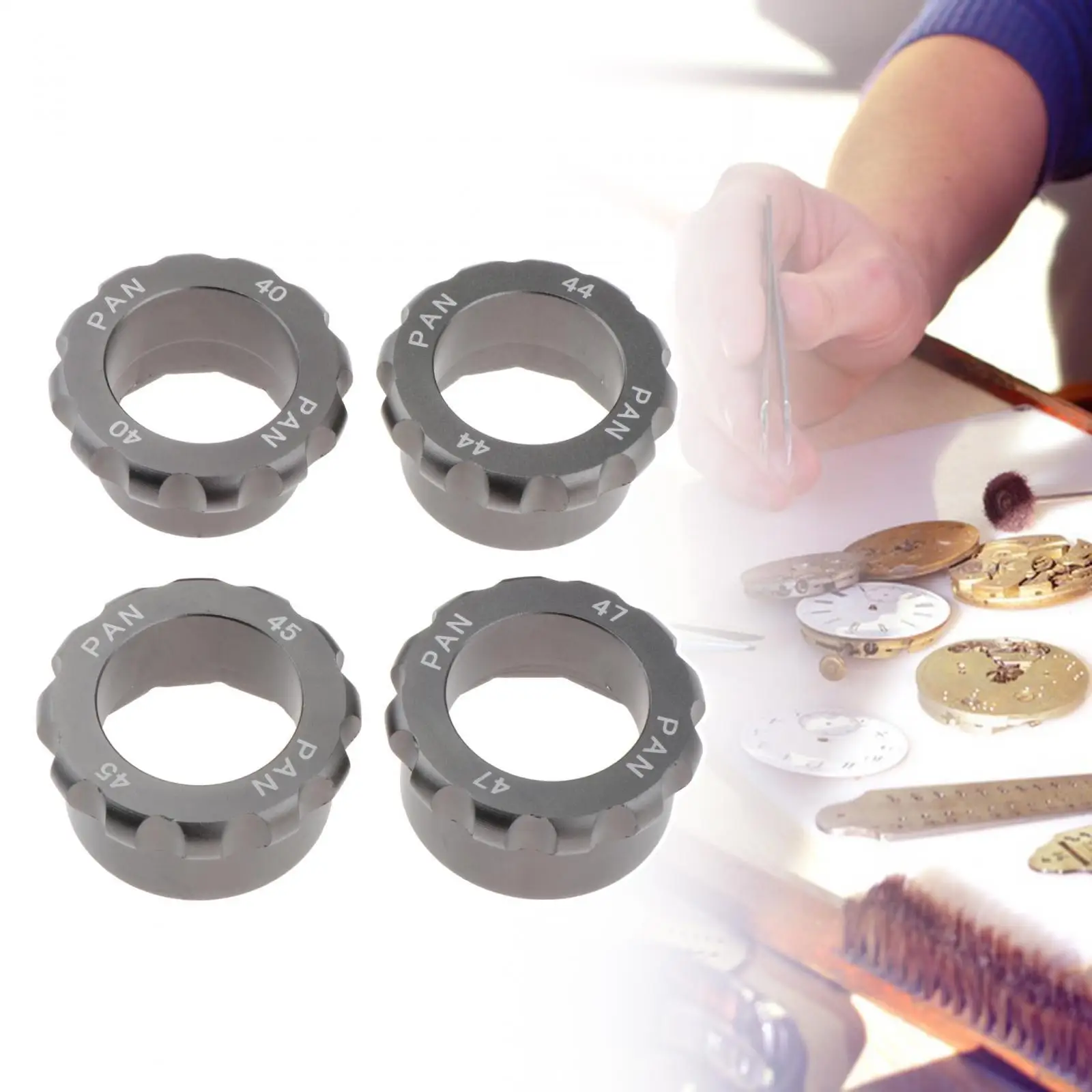 

4 шт., инструменты для открывания часов, профессиональные штампы для открывания задней крышки часов для начинающих