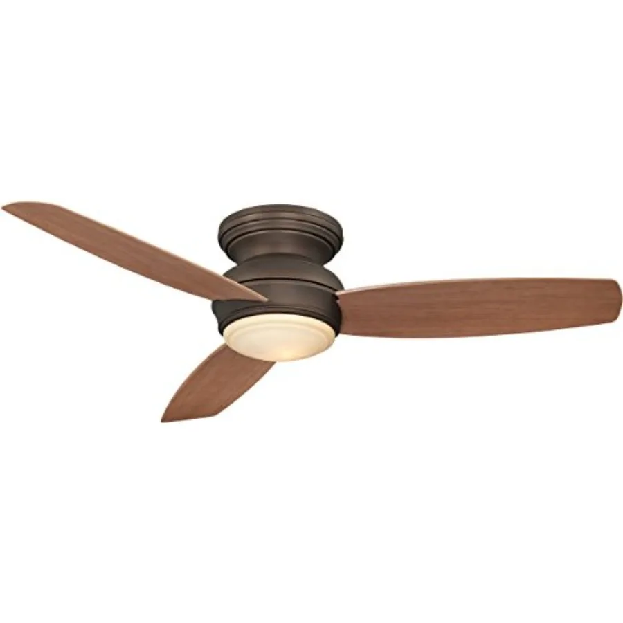 

F594-ORB Flush Mount, 3 Medium Maple Blades Ceiling fan with 60 watts light, Oil-rubbed Bronze