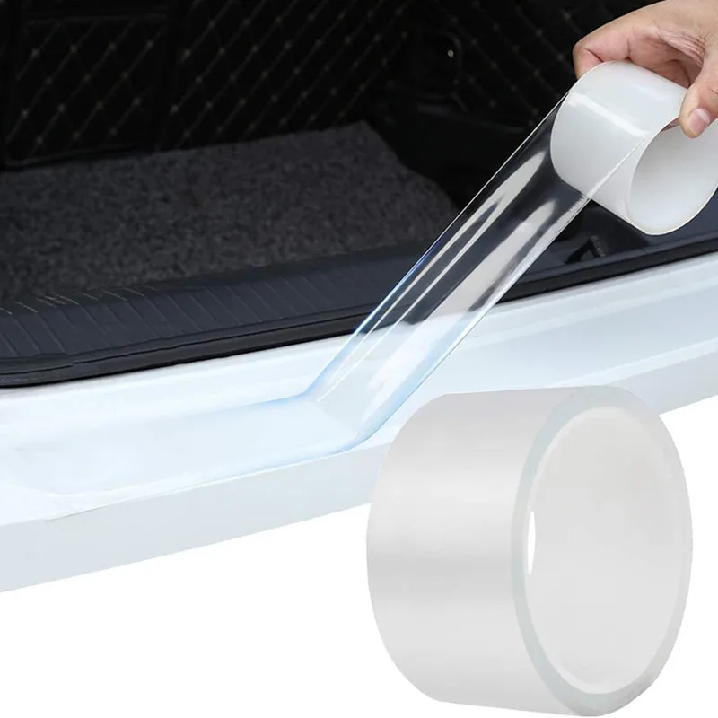 Universal Car Anti-collision Strip Nano Tape Scratchproof Car Threshold Transparent Film Door Edge Rim Protective Car Stickers