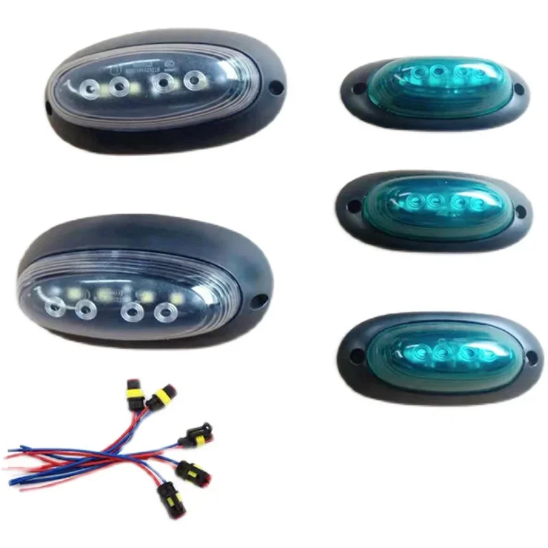 

Roof Marker Lamp Used For SHACMAN F3000 New M3000 Sun Visor Position High Top White Green Light With Plug