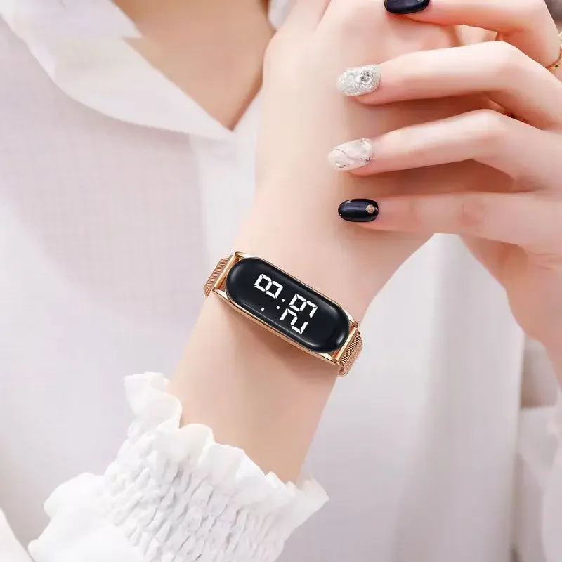 Electronic Watch Christmas Gift Touch Waterproof Simple Fashion LED Electronic Watch Ins