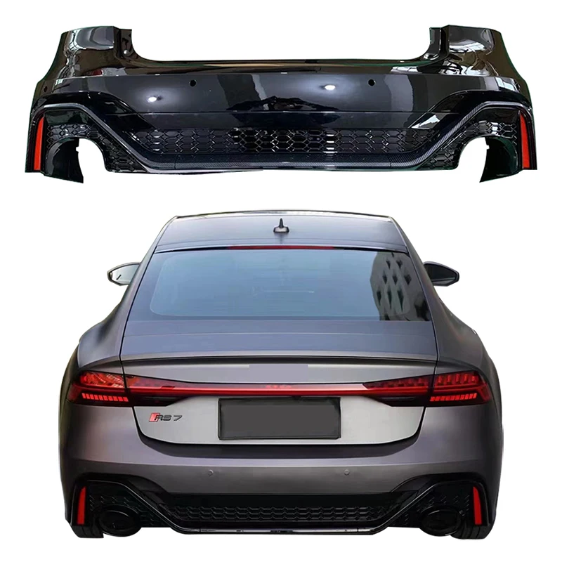 Best-selling Auto Parts A7 Upgrade Refit to RS7 C8 Rear Bumper Body Kit for audis A7 2019-2023