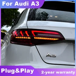 Car Lights for Audi A3 Sportback 8V 2013-2020 LED Auto Taillights Assembly Upgrade 2022 Newest Style 8Y Design Tool Accessories