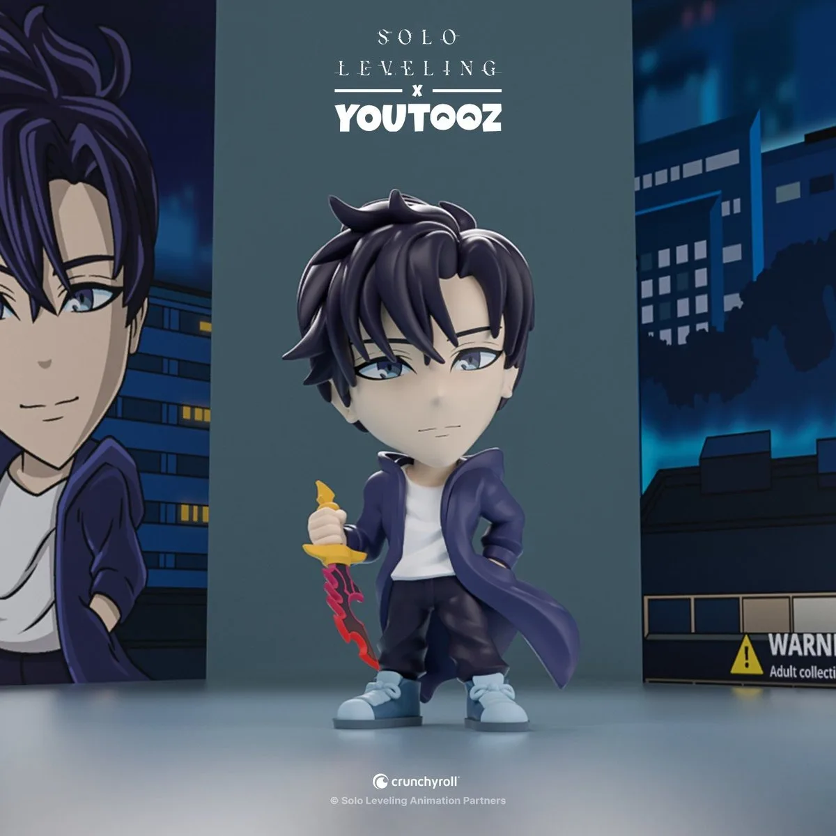 In Stock Youtooz Official Solo Leveling Collection - Cha Hae-In Igris Sung Jin-Woo Figure Model