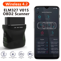 Car Engine Fault Code Reader OBDII Diagnostic Scanner Tool Wireless 4.0 With Automatic Scanning Check Engine Light For IOS/Andro
