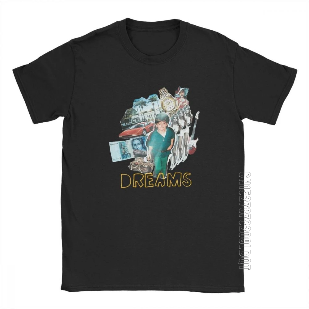 

Shindy Dreams Rap Bushido T Shirts For Men Print Clothes Male Tshirt Vintage T-Shirt O Neck Cotton Basic Tees Plus Size